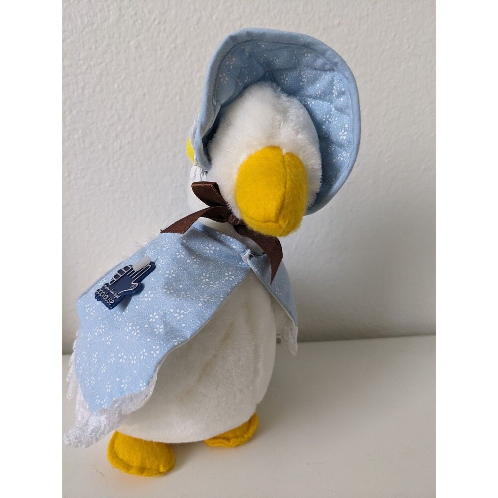 Vintage Duck Mother Goose Cottage Core Farm Decor Plush Stuffed Animal Applause - Picture 10 of 10